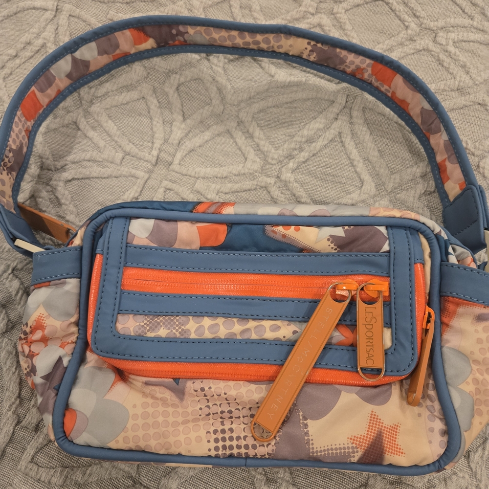 LeSportsac Blue and Orange Crossbody Bag